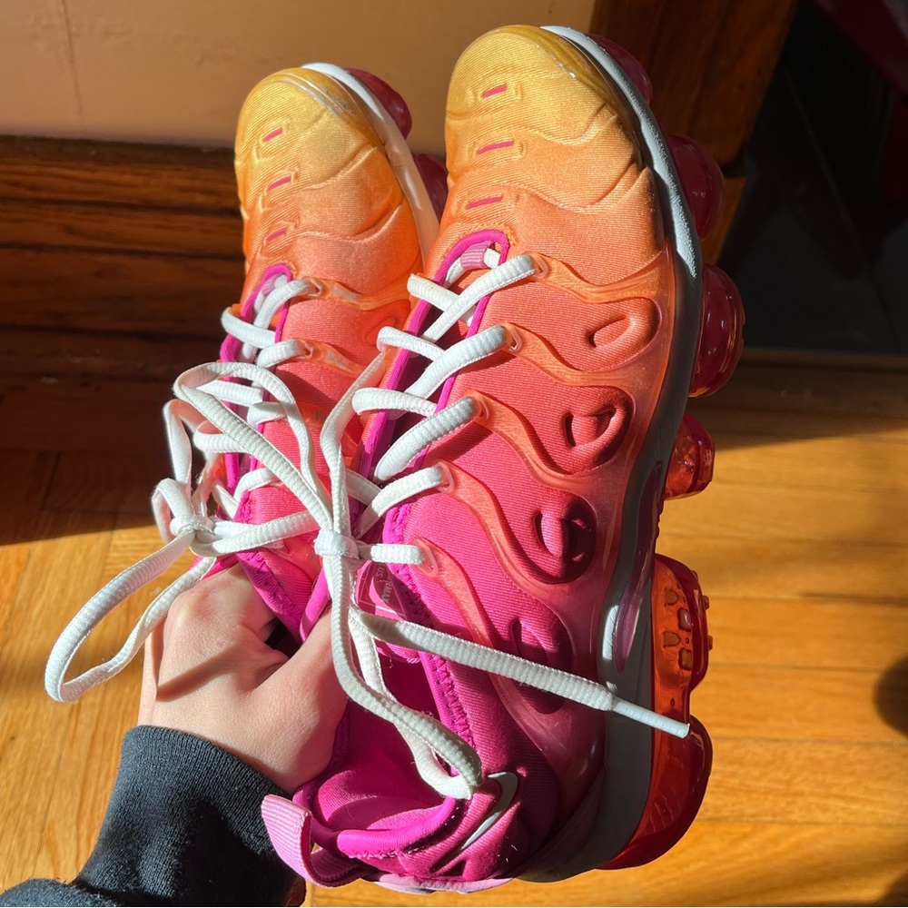 Nike Vapormax Plus Sneakers - Pink and Orange Ombre